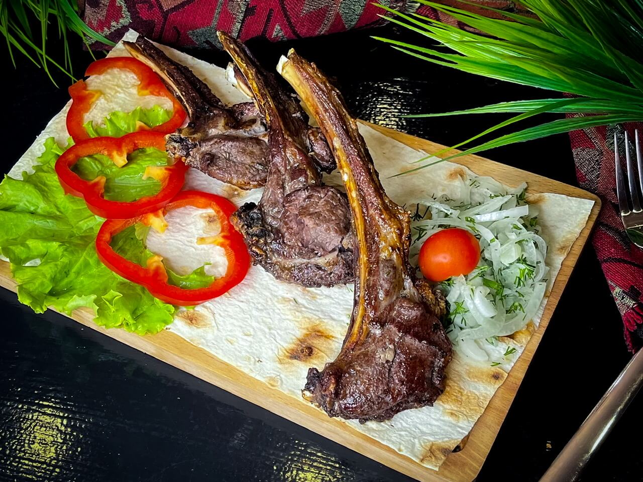 Шашлык из баранины Корейка
