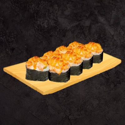 Запечённый с креветкой