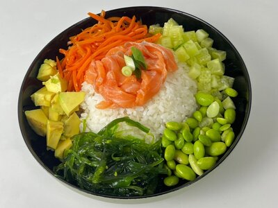 Поке с лососем