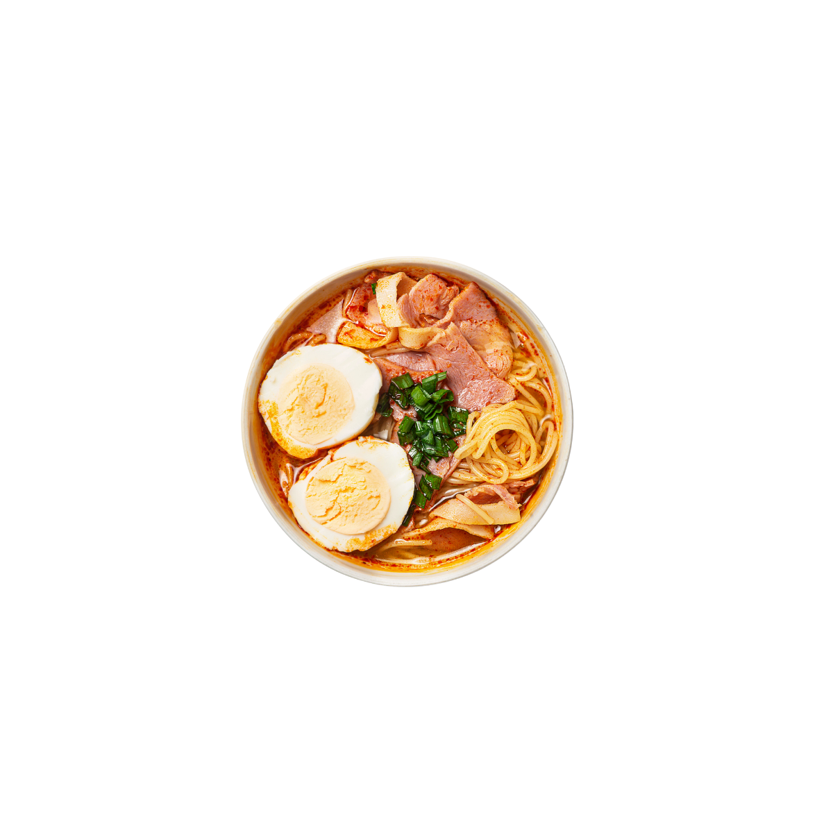 Суп Рамён с беконом (острый)