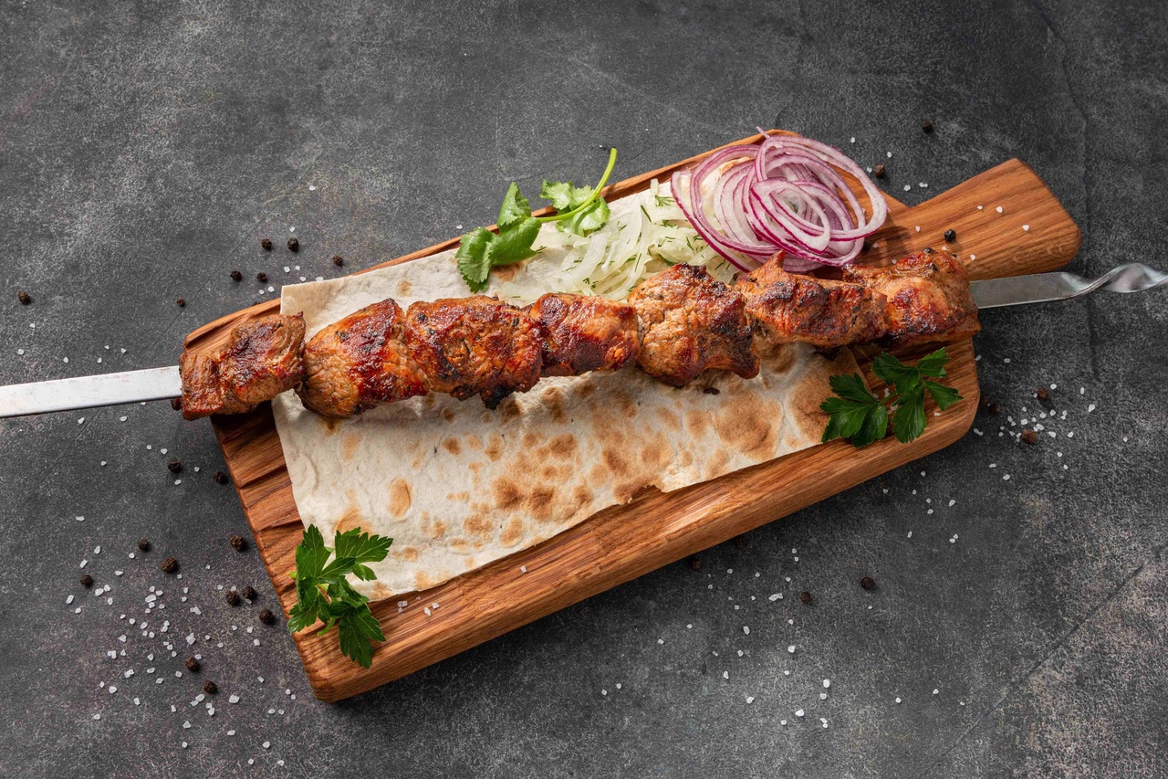 Шашлык из свиной шейки