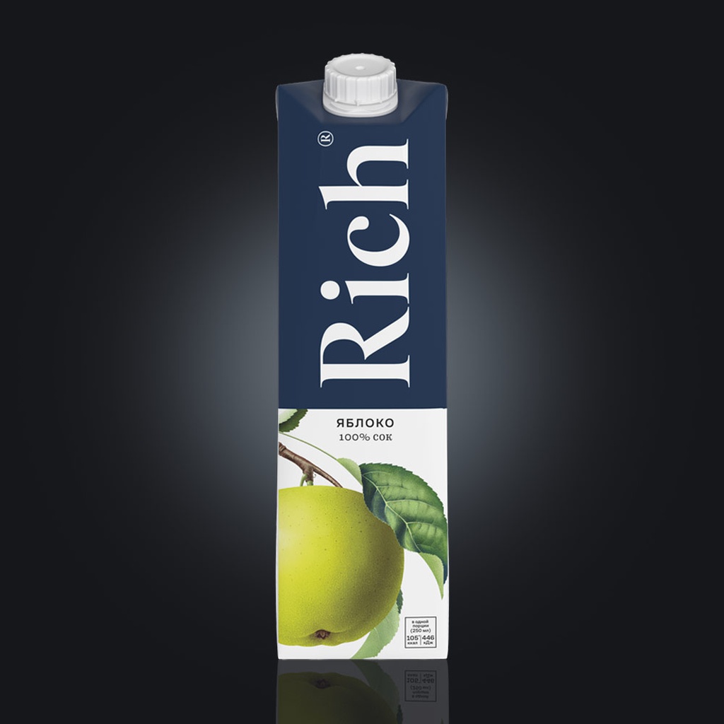 Сок "Rich" яблочный 1 л