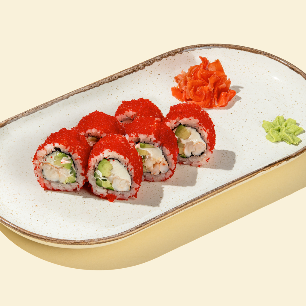 Ролл Калифорния с креветкой