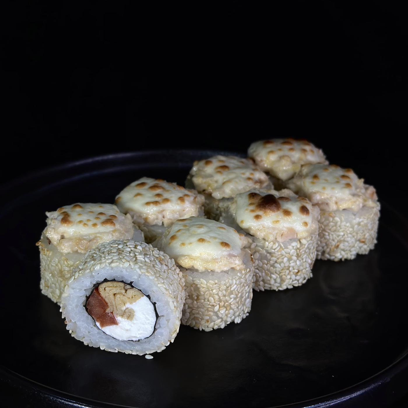 Запеченный с курицей