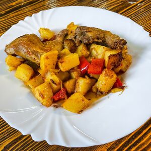 Жаркое с курицей