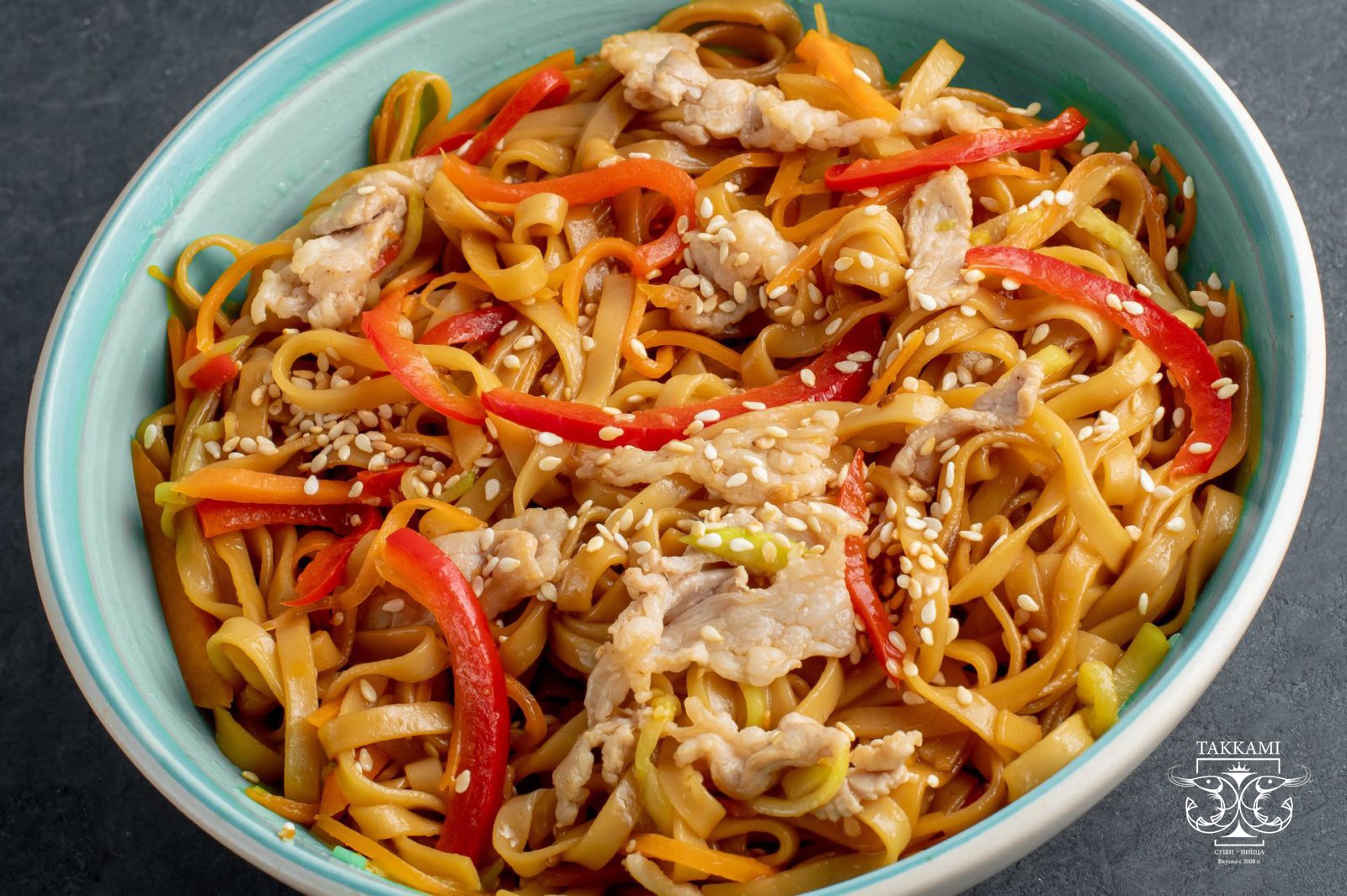 Wok с курицей
