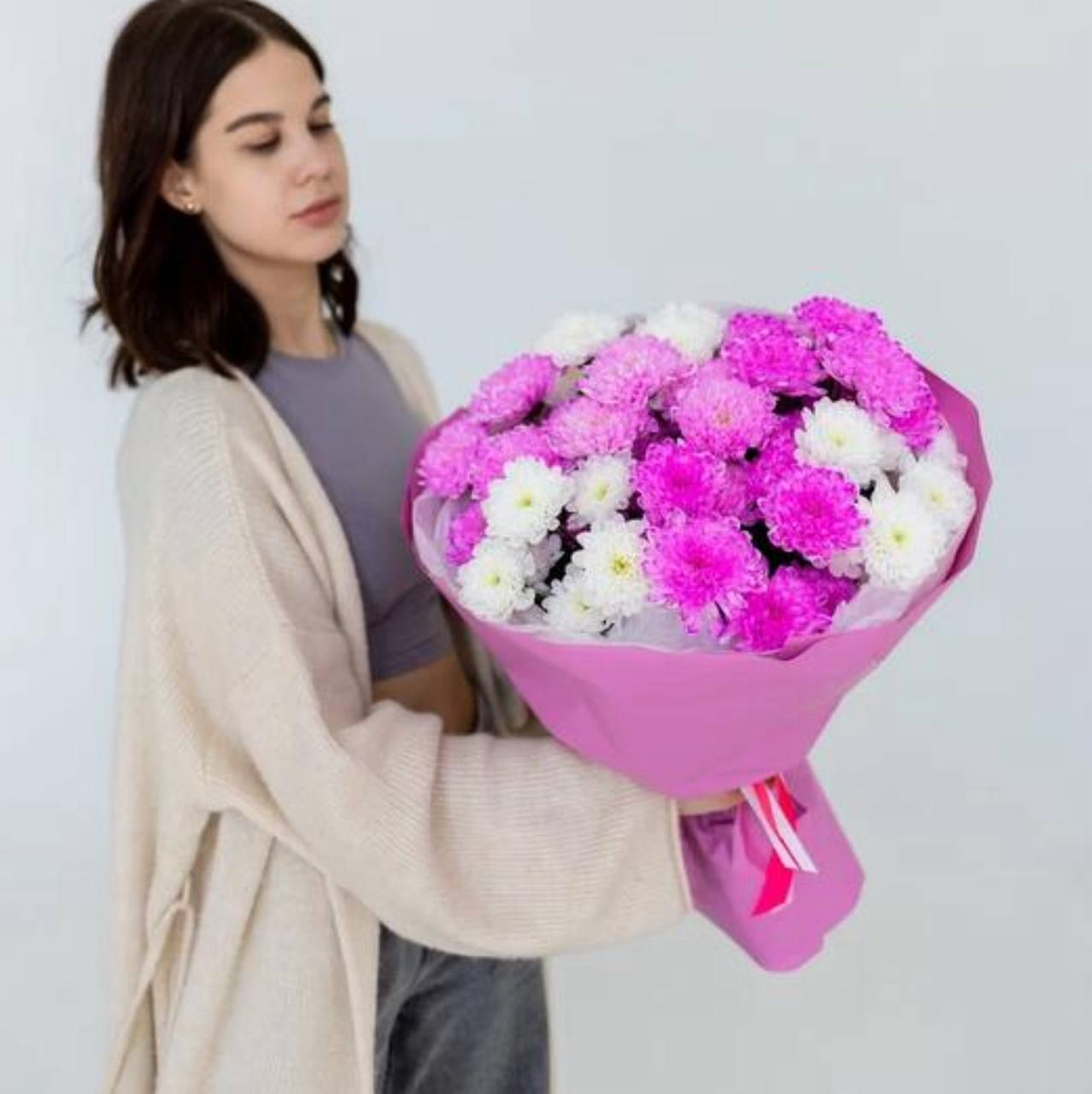  Букет «Аромат хризантем»