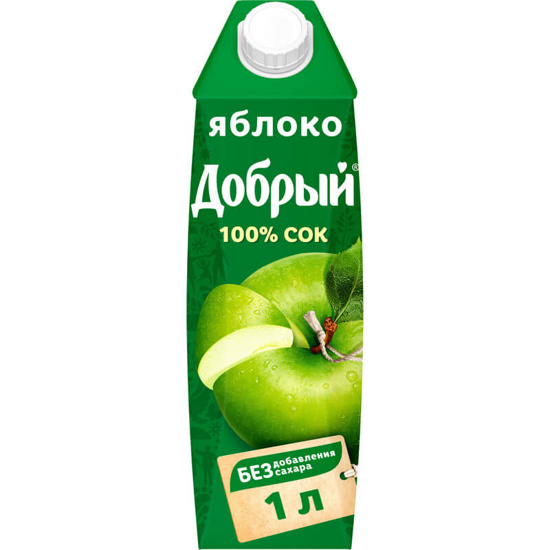 Сок Добрый (Яблоко) 1 литр
