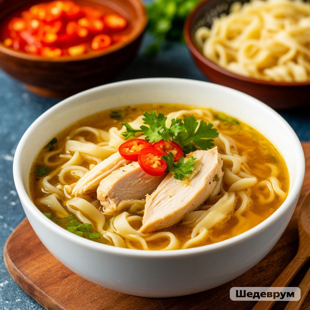 Суп-лапша с курицей