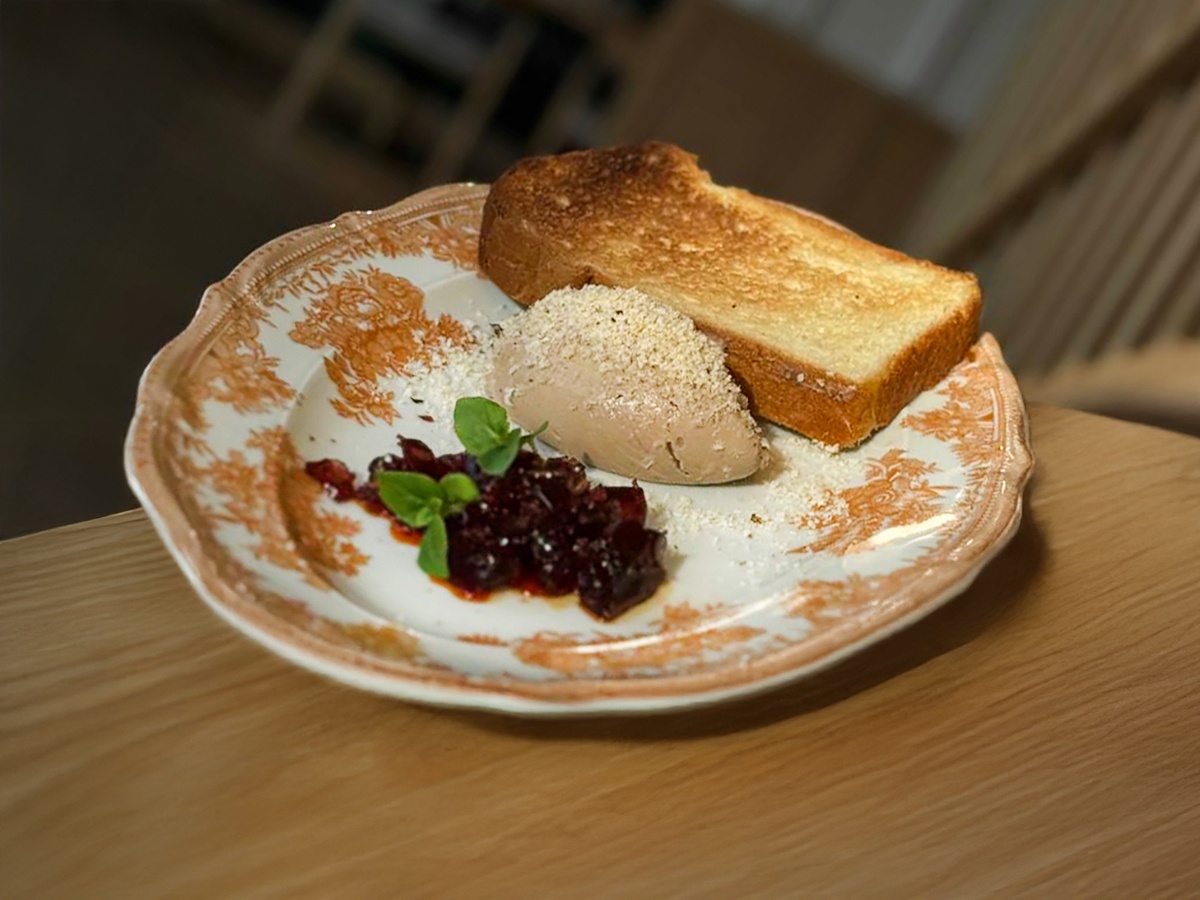 Паштет из индейки с мармеладом сиз шампанского