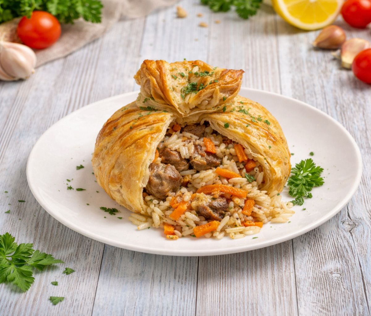Шах-плов 0,35 кг без мяса, с сухофруктами и орехами
