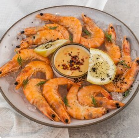 Креветки отварные