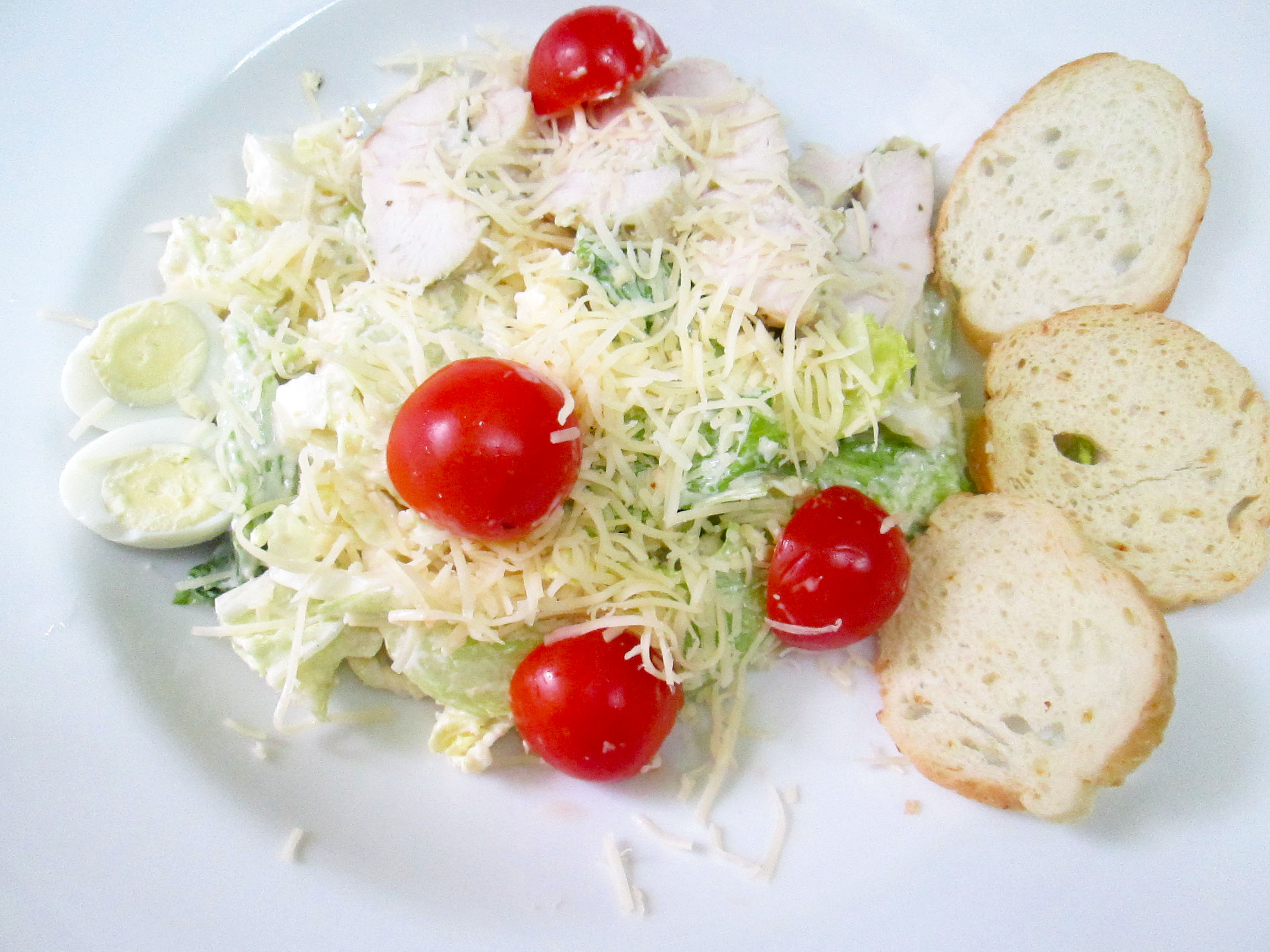 Салат "Цезарь с куриной грудкой"