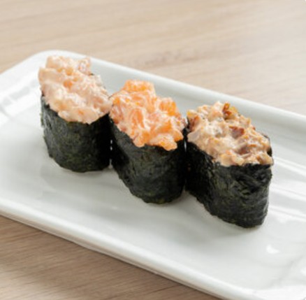 Острые суши с угрём