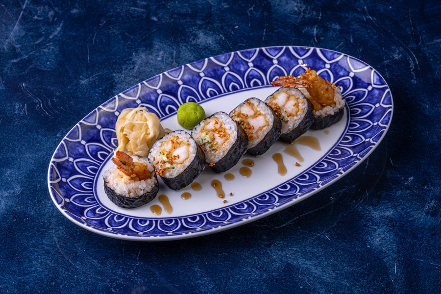 Роллы с креветкой темпура