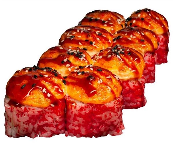 Роллы запеченные Калифорния CHIBBIS Еда