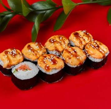 Запеченный с лососем