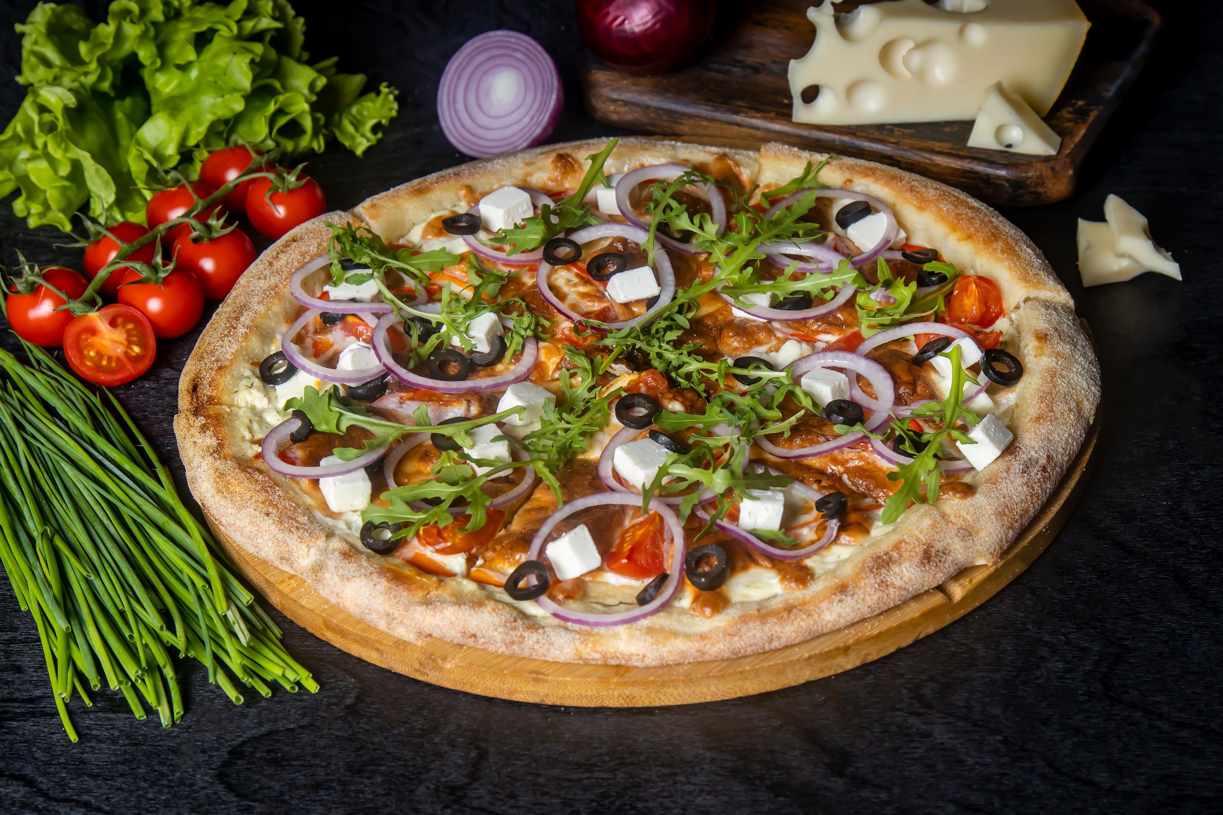 Пицца 25 см Греческая