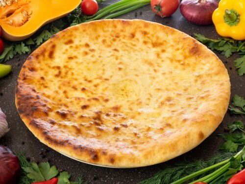 Пирог с капустой и грецким орехом 32см
