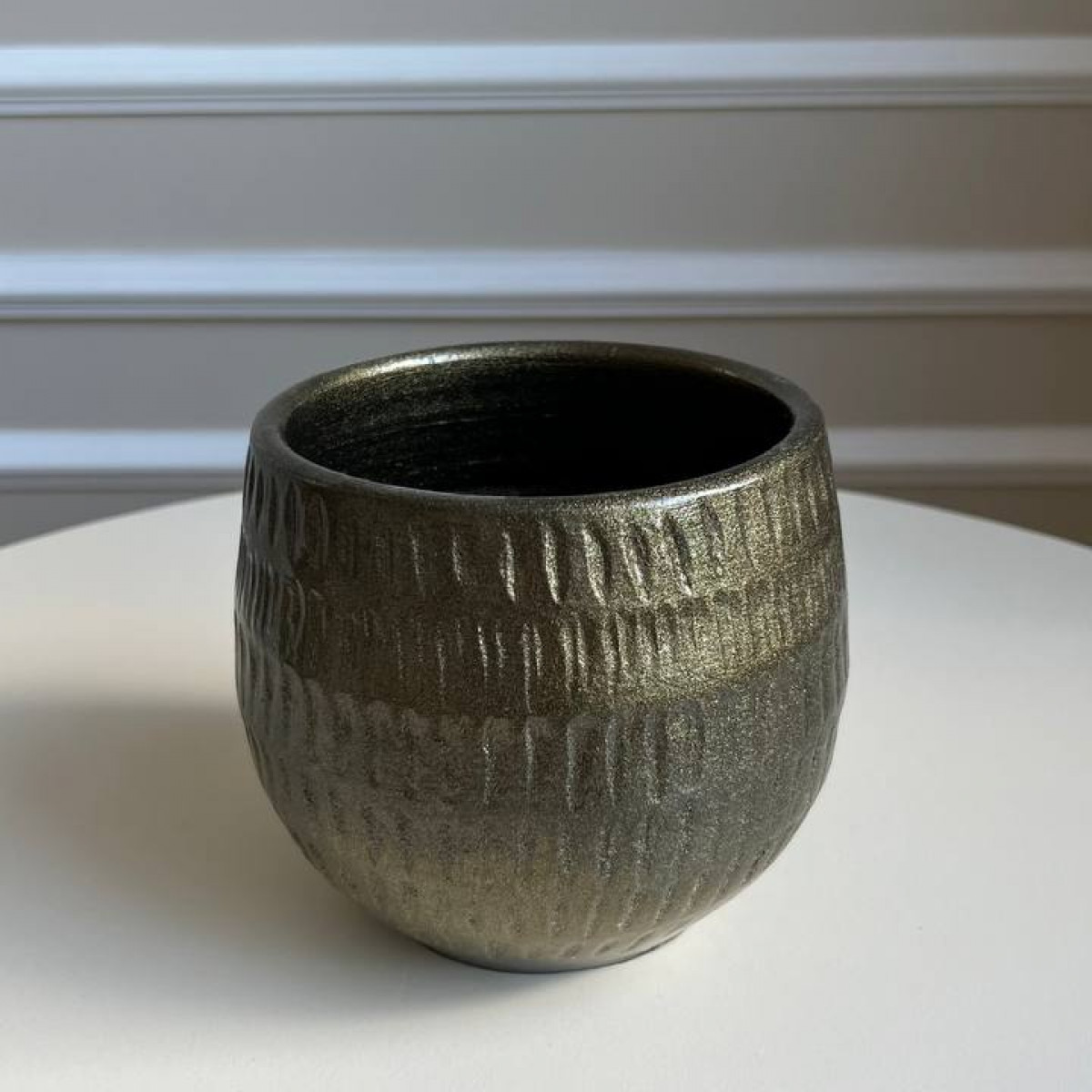 Кашпо керамика 13*15см