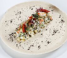 Оливье с куриным филе