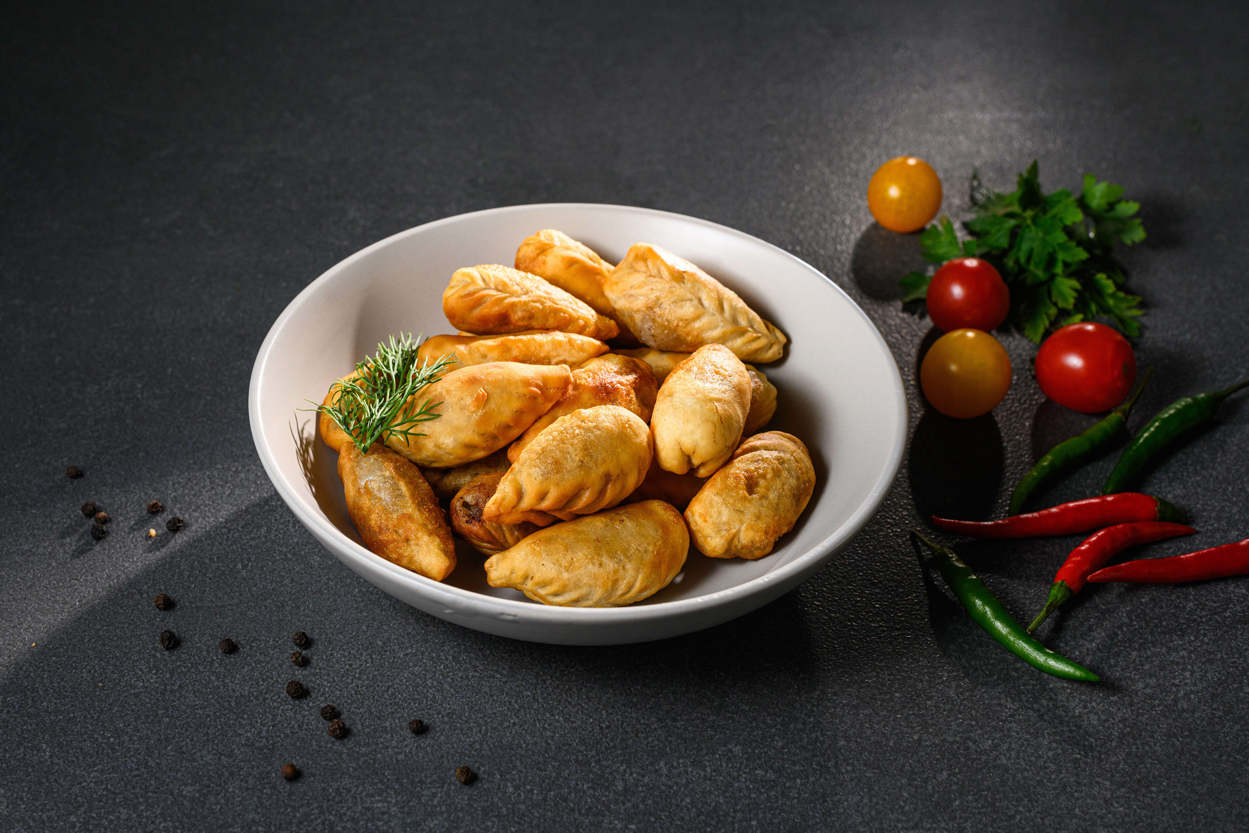 Жареные курзешки с говядиной