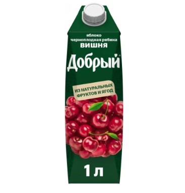 Соки в ассортименте 1 литр