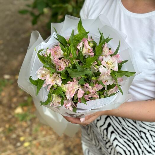 Монобукет из альстромерии