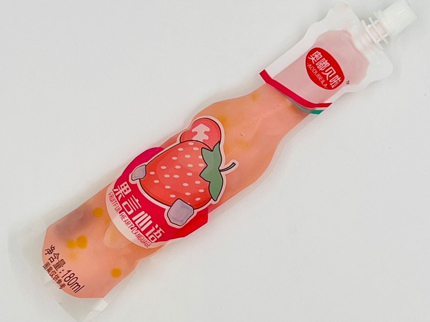 Напиток "клубника" с кусочками желе [AT]