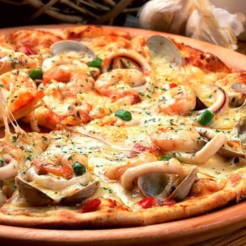С морепродуктами 30 см