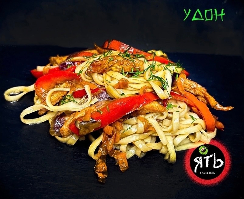 Удон с овощами
