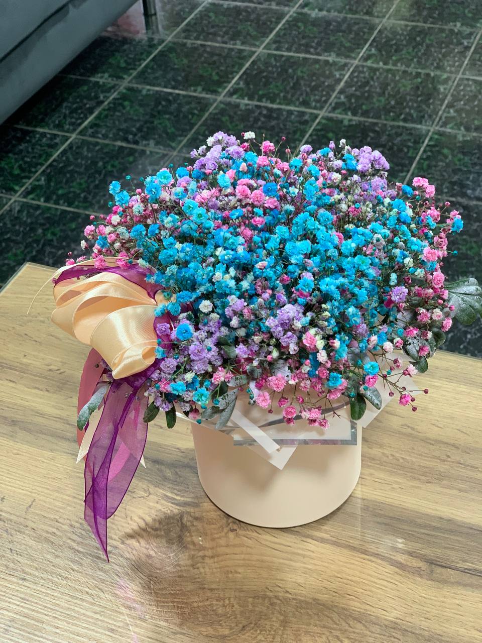 Воздушная композиция из нежнейшей гипсофилы