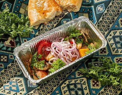 Картошка с грибами по-домашнему