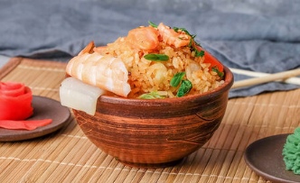 Вок Тай райс с морепродук. (Порция изи)