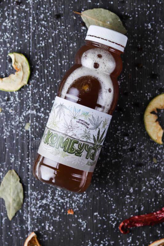 Комбуча конопля 300 мл