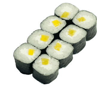Ролл мини с такуаном и сыром