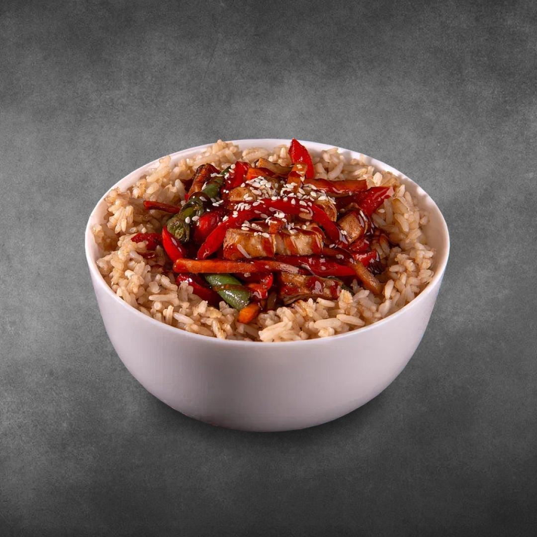 Рис вок с курицей