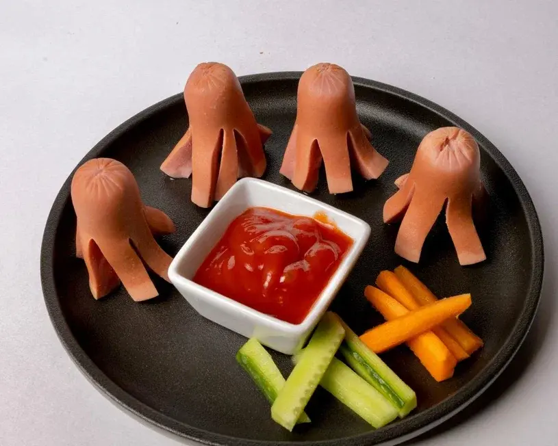 Молочные сосисочки "Осьминожки"