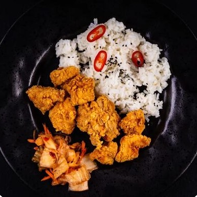 Комбо Стрипсы и рис