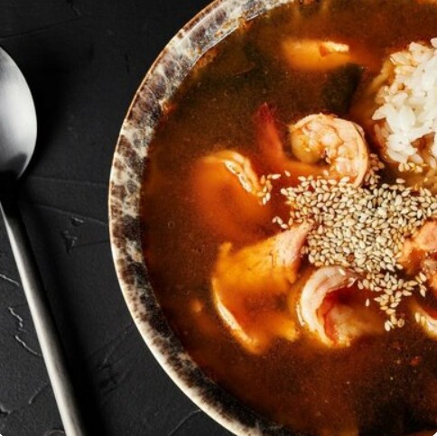 Мисо с креветкой