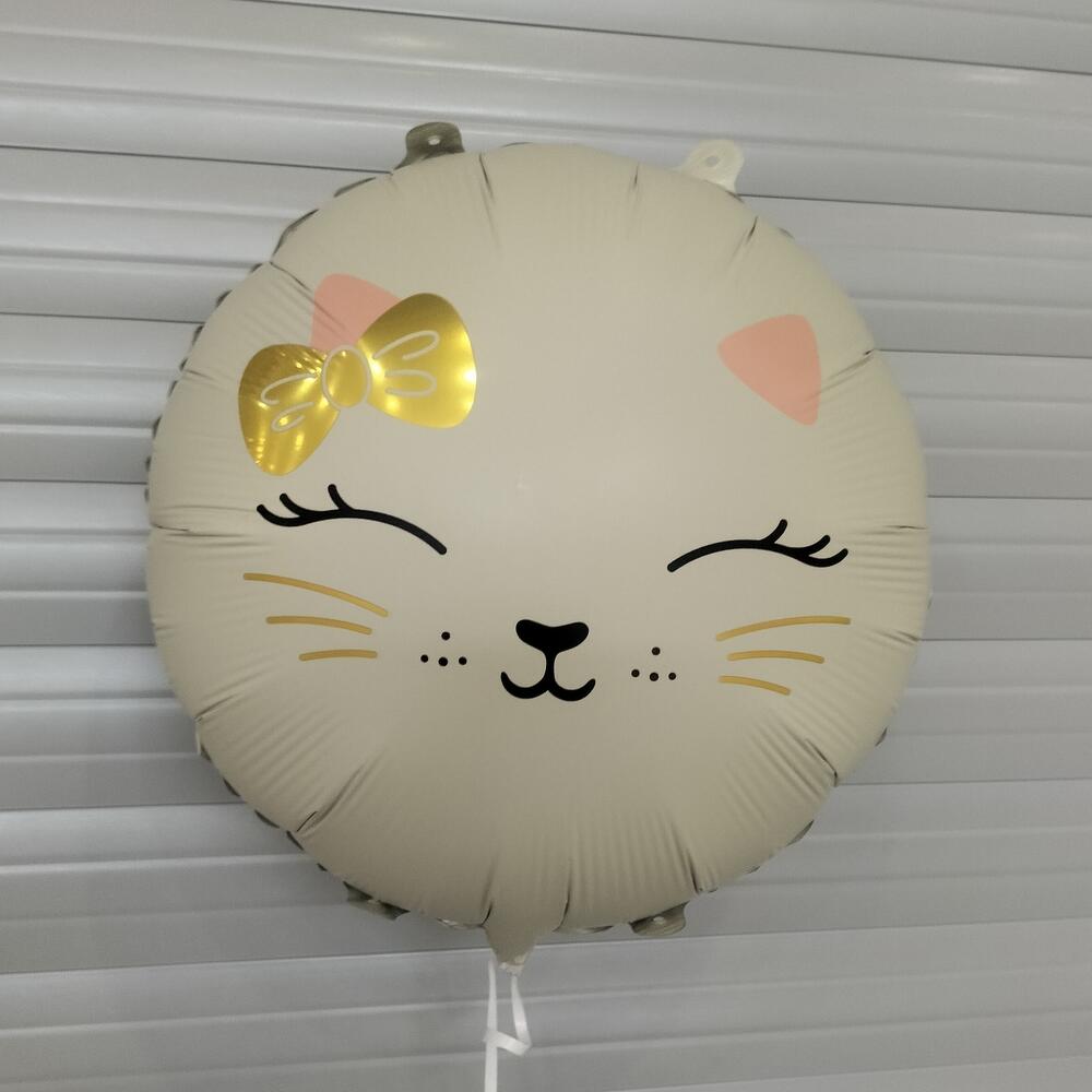 Шарик-круг "Бежевая кошка"