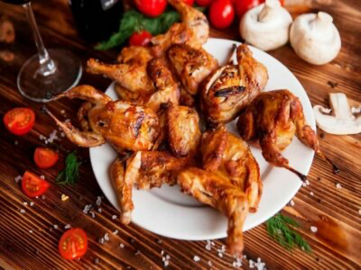 Шашлык из куриных крыльев