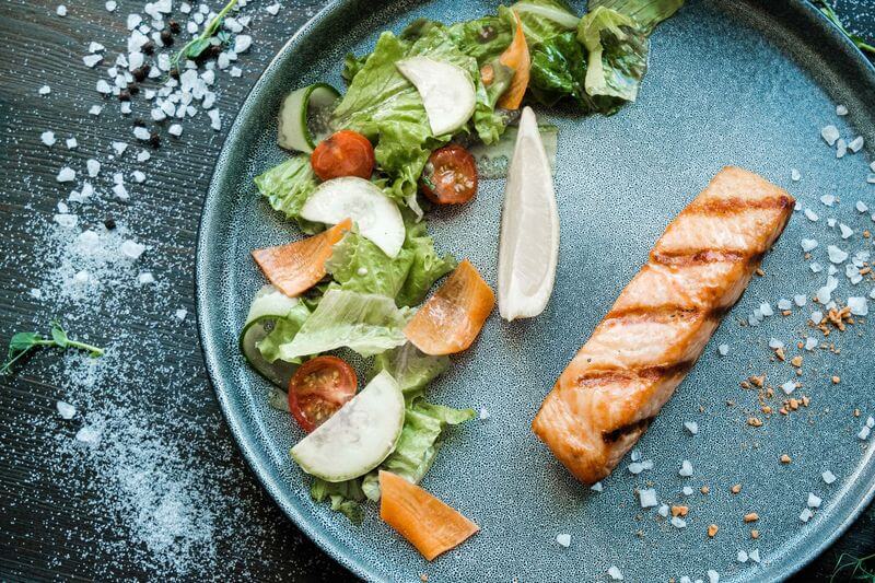 Стейк лосося