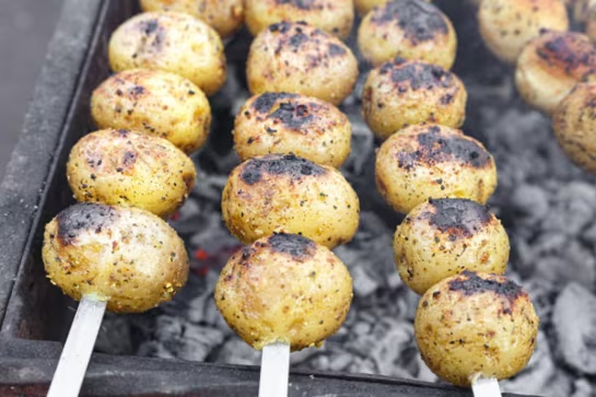 Картофель на углях