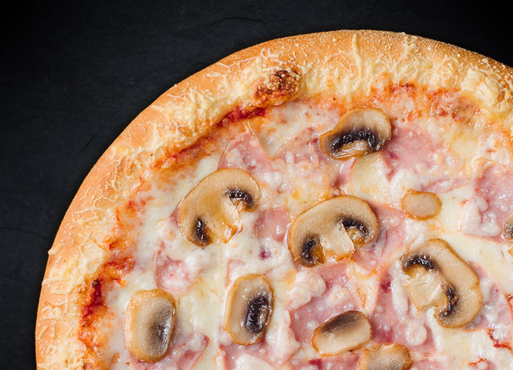 Прошутто Фунги 40 см (толстое с сыром)