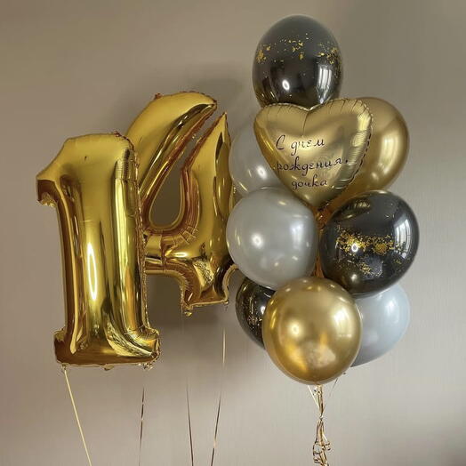 Шары на 14 лет дочке, сыну