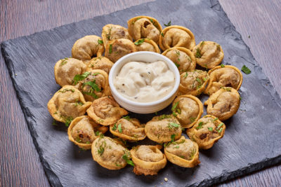 Пельмешечки жареные