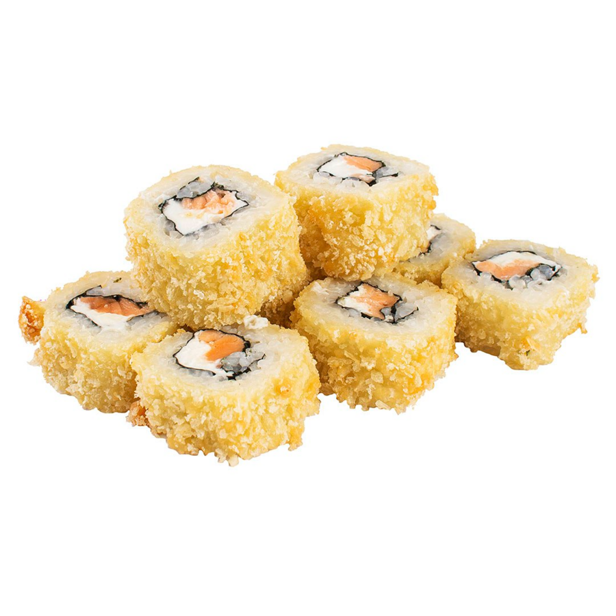 Копченый лосось в темпуре с сыром