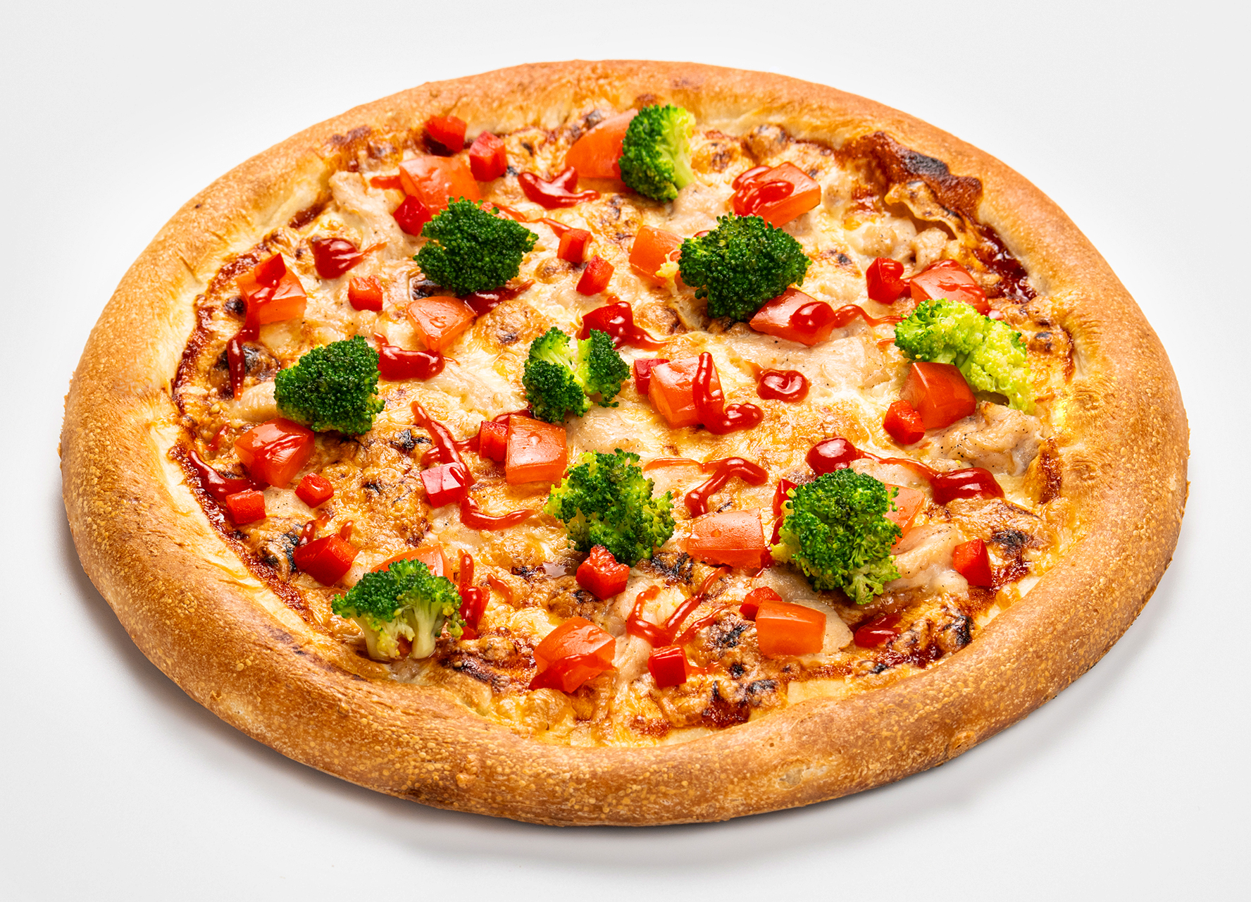 Чикен барбекю 26 см традиционное тесто