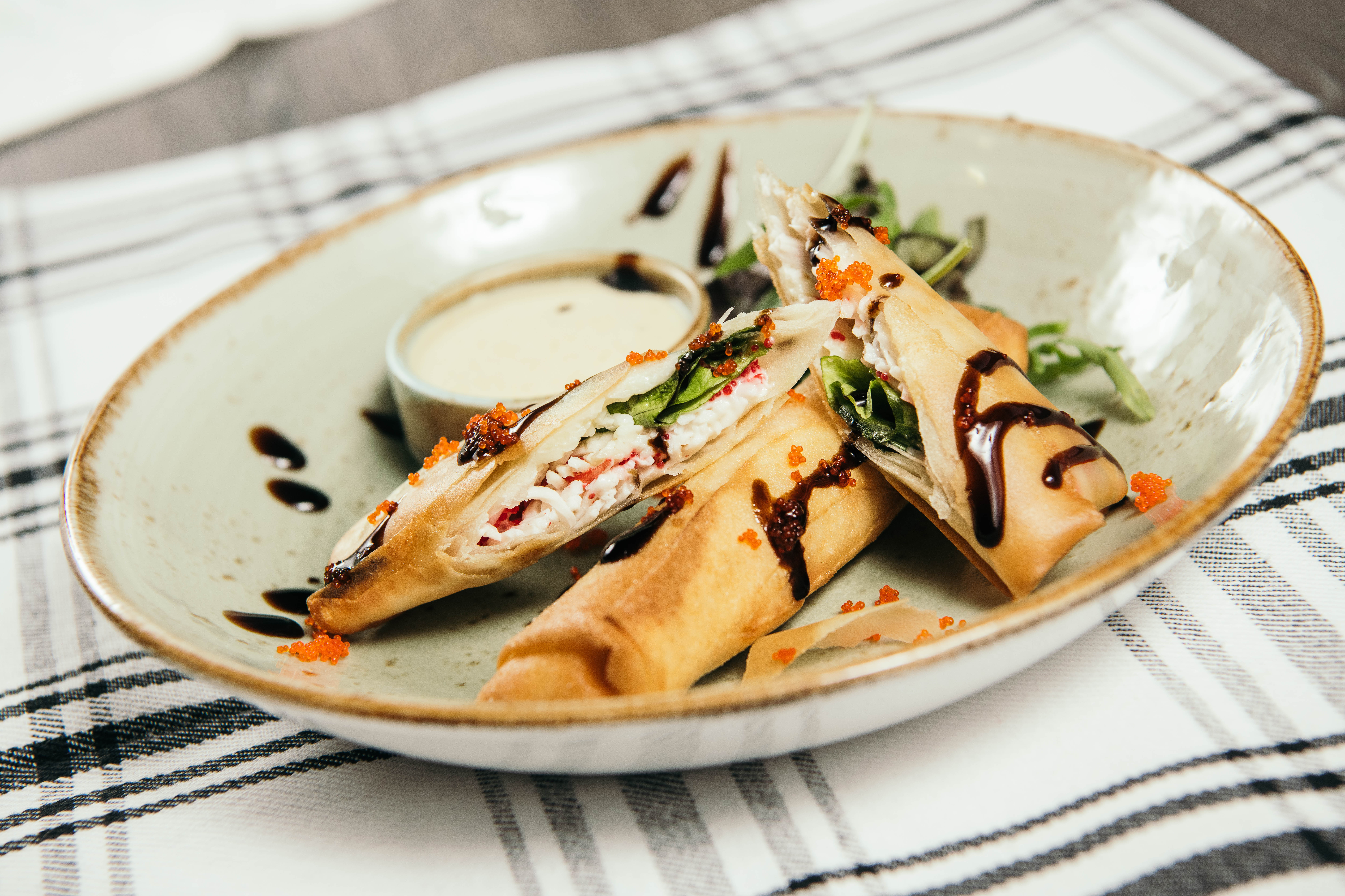 Спринг калифорния с манговым кремом